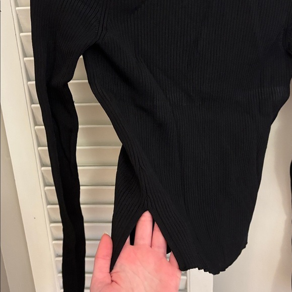 Abercrombie & Fitch Black Ribbed Cardigan - Picture 6 of 6